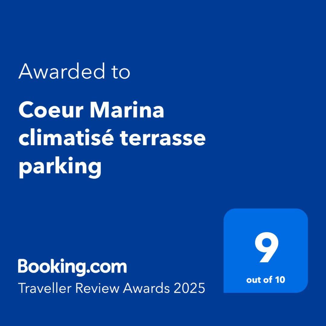 Апартаменты Coeur Marina Climatise Terrasse Parking Фрежюс Экстерьер фото